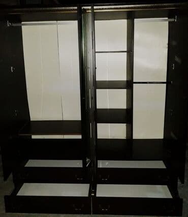 tək dolab: İşlənmiş, Açılan, 4 qapılı Düz dolab, Şifonyer, Türkiyə — 2