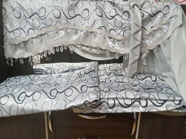 maqnitli perde: Pərdə dəstləri ayriliqda 30 azn.cox seliqelidir temizdir - Model 1 — 2