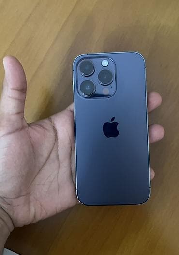 ipad pro m2 chip: IPhone 14 Pro, 128 GB, Deep Purple, Barmaq izi, Simsiz şarj, Face ID — 2