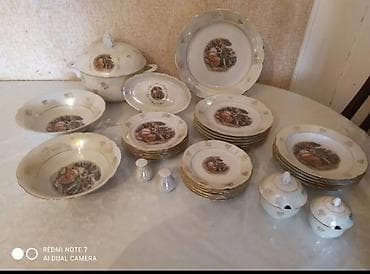 Nahar dəsti, Farfor, Madonna, 6 nəfərlik, Almaniya