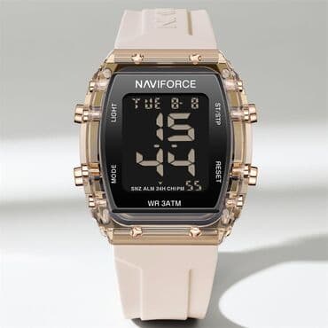 sport saat: Yeni, Qol saatı, NaviForce, rəng - Qara — 4