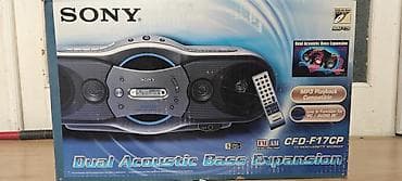 sony ses guclendirici: Məhsul: Sony CFD-F17CP – CD/Radio/Kaset pleyeri (boombox) Əsas — 1