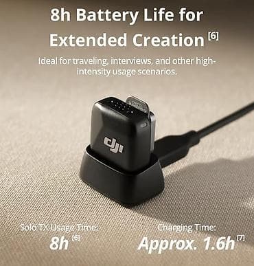 mac mini: DJI Mic Mini mikrafonu 🔶 Mikrofon tipi: Omnidirectional (360° səs — 6