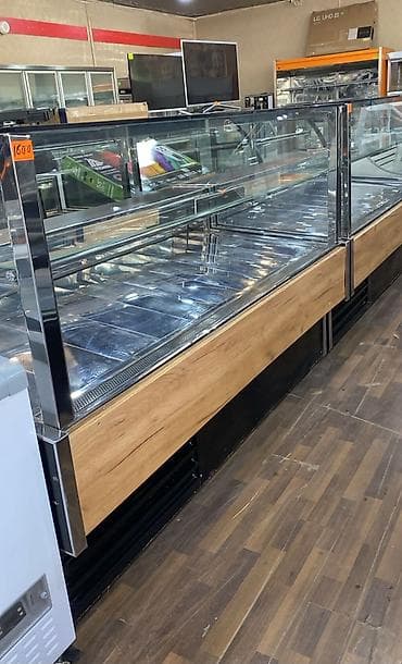 vitrin xaladenikler: Şüşə vitrinli soyuducu tezgah - İstifadə sahələri: kafe, restoran — 1