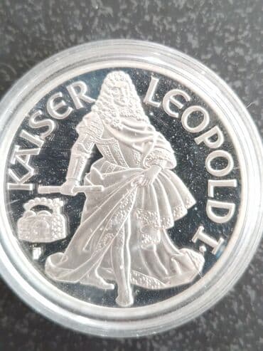 Австрия 100шиллигов. 1993г. Кайзер ЛЕОПОЛЬД. Аg925