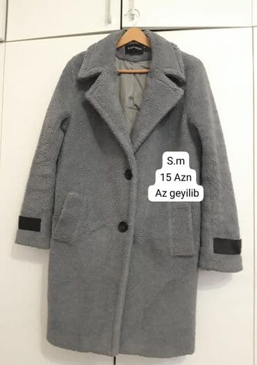 каролина валиант шубы в баку цены: Qadın palto/plaş – boz rəngdə teddy/ material - Ölçü: S/M (etiketdə — 1