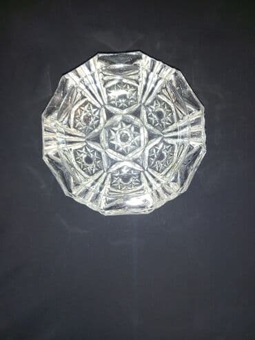 şirniyyat qəlibləri: Çexslovakiyanın 1970 ci ilin xrustal meyvə, şirniyyat, salat qabı — 3