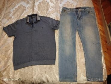 geyim pulsuz verilir: Futbolka, Adamo, XL, rəng - Mavi — 1