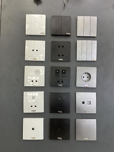 Rozetkalar: Elektrik aksesuarları kolleksiyası – açar və rozetkalar Məhsul — 1