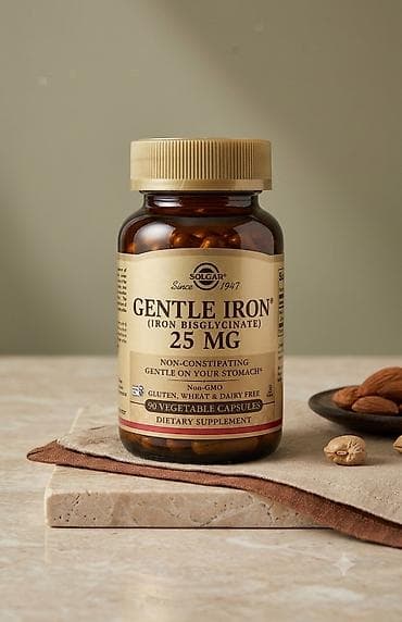 kapa: 🇺🇸 ABŞ istehsalı – Solgar Gentle Iron 25 mg 💊 Solgar 1947-ci ildən — 1