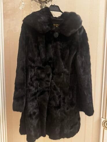 türk istehsalı olan qadın şubaları: Kürk, S, M, rəng - Qara — 2