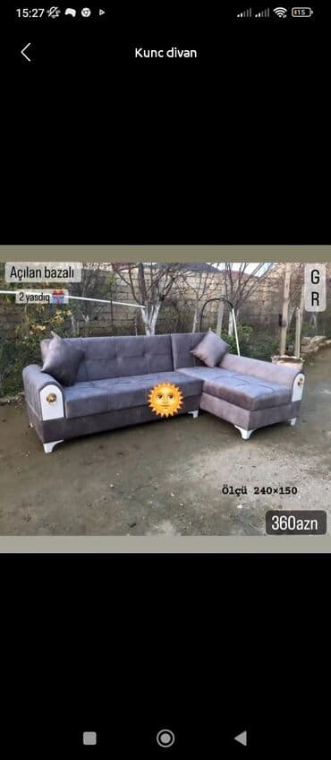 Künc divan, Yeni, Açılan, Bazalı