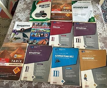 Testlər: Məktəb və imtahan hazırlığı üçün müxtəlif dərslik və test topluları — 1