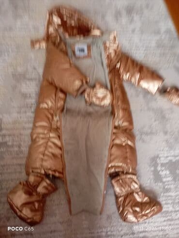 Uşaq geyimi və ayaqqabıları: Uşaq üçün qış kombinezonu 6 aydan 2 yaşadek - Rəng: metalik — 2