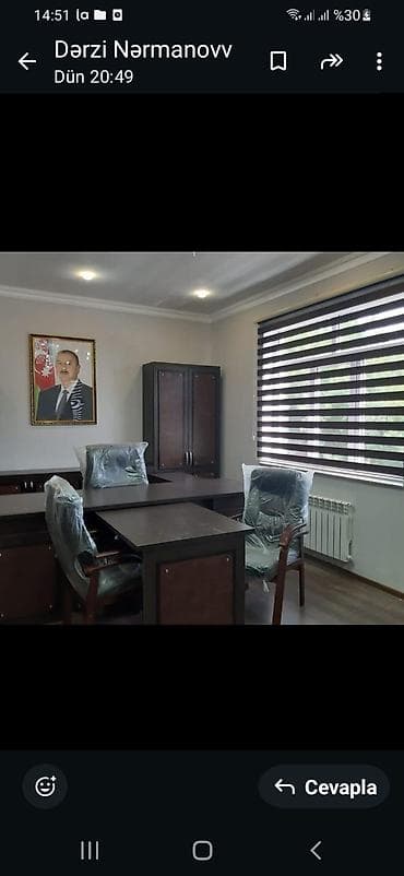 qara sam: Xidmət: Pərdə və tül tikilişi, montajı Təsvir: - Mənzillər — 5