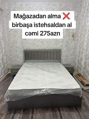 İkinəfərlik çarpayı, 2 tumba, Yeni