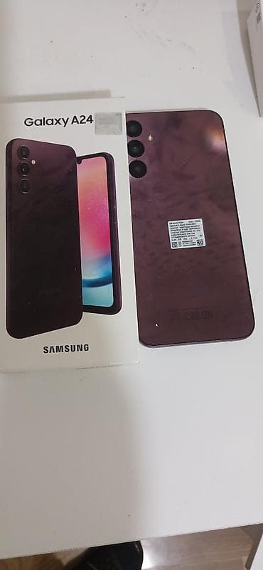 samsung m54: Samsung Galaxy A24 4G, 128 GB, rəng - Bənövşəyi, İki sim kartlı — 2
