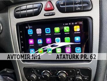 masin ucun monitorlar qiymeti: Mercedes W203 2002 android monitor DVD-monitor ve android monitor — 1