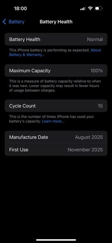 iphone qiymetleri: IPhone 15, 128 GB, Qara, Face ID — 4