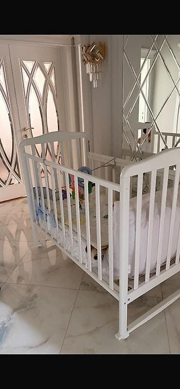 usag ucun manej: Uşaq beşiyi yeni kimidir. Mothercareden alinib. Təmiz taxtadandı — 1