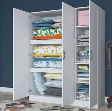 mebel skaflar: Yeni, Açılan, 3 qapılı Düz dolab, Qarderob, paltar dolabı, Azərbaycan — 2