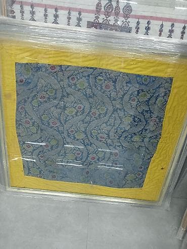 divar paneli: Çərçivəli dekorativ tekstil panelləri (2 ədəd)qedimi,köhne - Üslub — 2