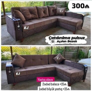 sabirabad mebel: Künc divan, Yeni, Açılan, Bazalı — 1