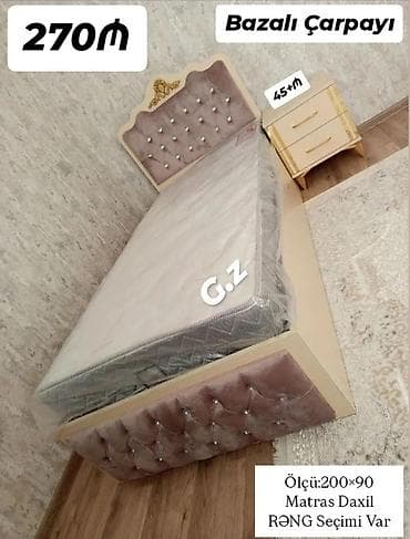 Təknəfərlik çarpayı, Bazalı, Matras ilə lalafo.az -da Təknəfərlik çarpayı, Bazalı, Matras ilə