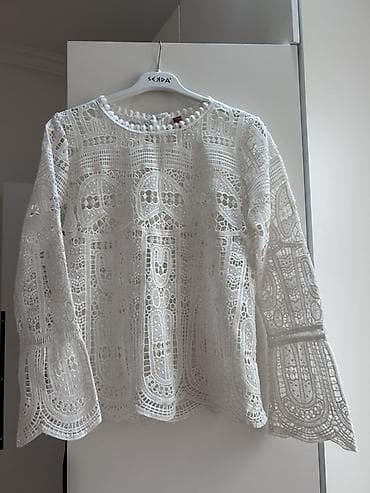 Zərif krujeva (güpür) bluz / Kofta (Yeni kimi) Çox zərif, hər detalı