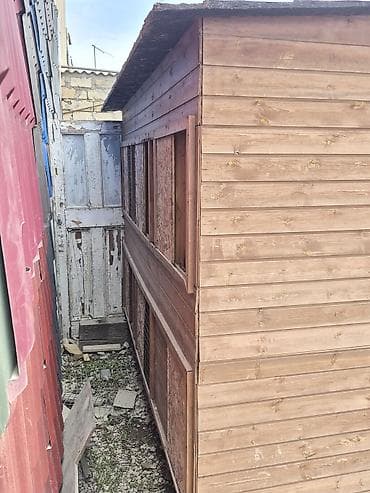 taxta qefes: Taxta quşxana/klet sistemi - Material: tam taxta karkas, ön hissəsi — 2