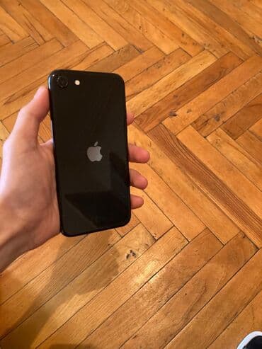 iphone dubai baku: IPhone SE 2022, 64 GB, Qara, Barmaq izi — 4