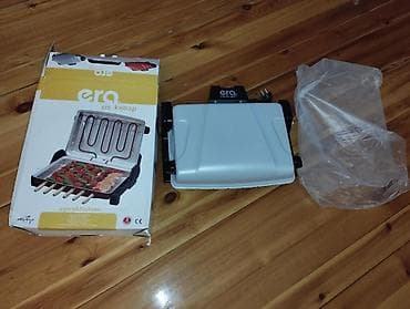 manqallar: ERA “Şiş Kebab” elektrikli ızgara/barbekü aparatı Xüsusiyyətlər: - — 2
