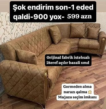 kunc divan satilir: Künc divan, Yeni, Açılan, Bazalı — 1