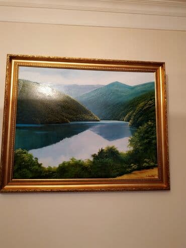 Təbii boya ilə çəkilib.eni 103 sm.hund.83 sm