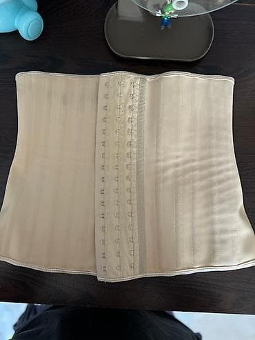 nişan paltarları: Qadın bel-korsetı (bej rəng) - Model: bel formalaşdıran, uzun ölçülü — 1