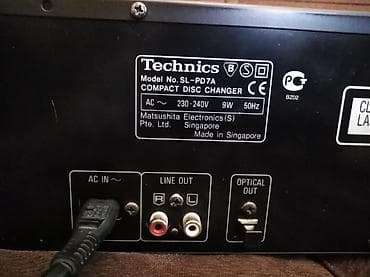 xart disk: Technics SL-PD7A kompakt disk çeŋcer (changer) - 5 diskli fırlanan — 4