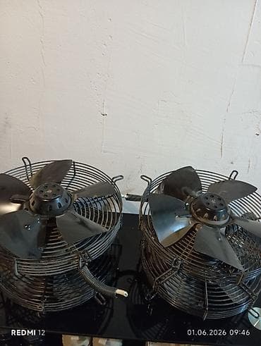 viltilyator: Sənaye tipli oxlu ventilyatorlar (2 ədəd) - Qril tipli möhkəm metal — 1