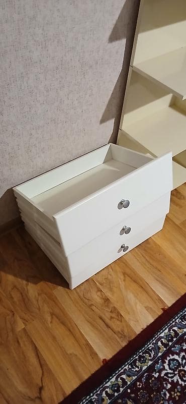 Мебель: Uşaq çarpayısı – 3 siyirməli komplekt - Model: Uşaq beşiyi/çəpərli — 7