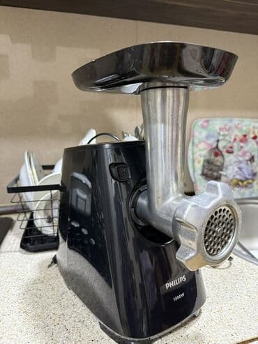 Yemək hazırlamaq üçün texnika: Ət çəkən maşın Philips, 1800 Vt, Revers ilə, İşlənmiş — 2