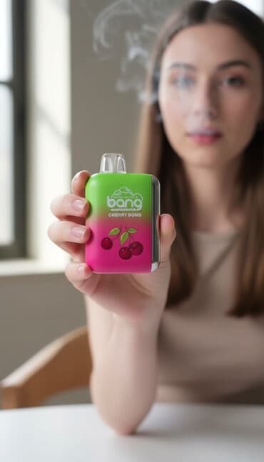 Bang Disposable “Cherry Bomb” elektron siqaret - Dad: albalı (şirin
