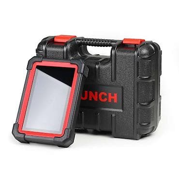 планшет kep: Launch markalı peşəkar avtomobil diaqnostika tableti və daşıma çantası — 2