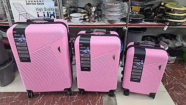 İdman çantaları: Sərt korpuslu çamadan dəstləri - Material: yüngül və davamlı ABS/sərt — 6