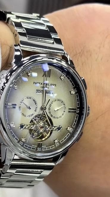 saatlar type 1: Qol saatı, Patek Phillipe, rəng - Gümüşü — 1