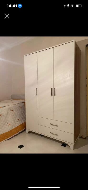 2 mərtəbəli carpayı: Yeni, Açılan, 3 qapılı Düz dolab, Dolab-asılqan, Azərbaycan — 2