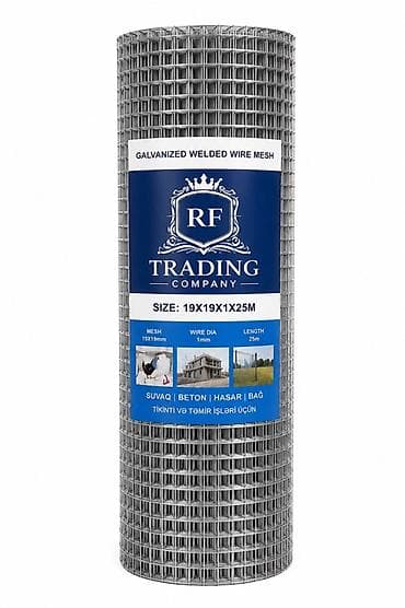 Galvanizə olunmuş qaynaq edilmiş məftil tor – RF Trading Company