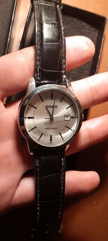 Ювелирные изделия: Б/у, Наручные часы, Casio, цвет - Серебристый — 2