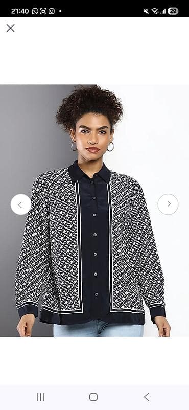 Tommy Hilfiger qadın köynəyi - Ölçü: 46 (etiketdə göstərilib) ideal — 4
