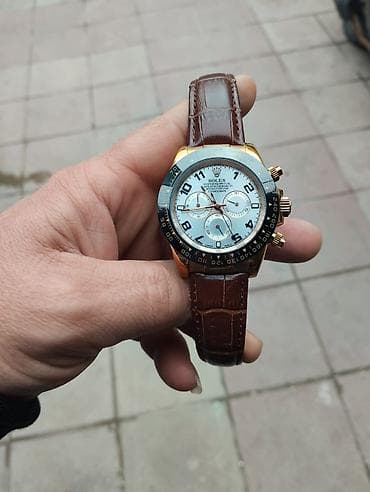 saat remeni: Qol saatı, Rolex, rəng - Qəhvəyi — 3