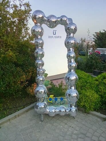 ucuz bal: Güzgü Döşəmə üstü, Toy üçün, Çərçivə ilə — 2