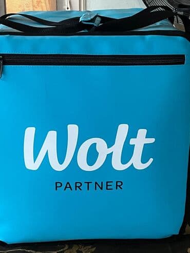 Professional ət çəkən maşınlar: Məhsul: Wolt çatdırılma çantası (termik kürək çantası) Xüsusiyyətlər — 3